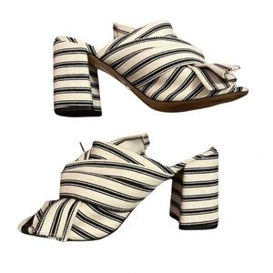 TOPSHOP Fabric Knot Chunky Mules